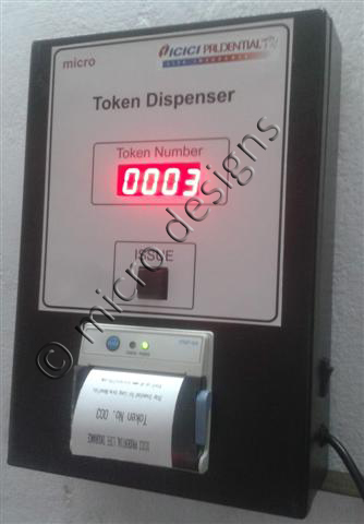 Token Dispenser Wall mountable